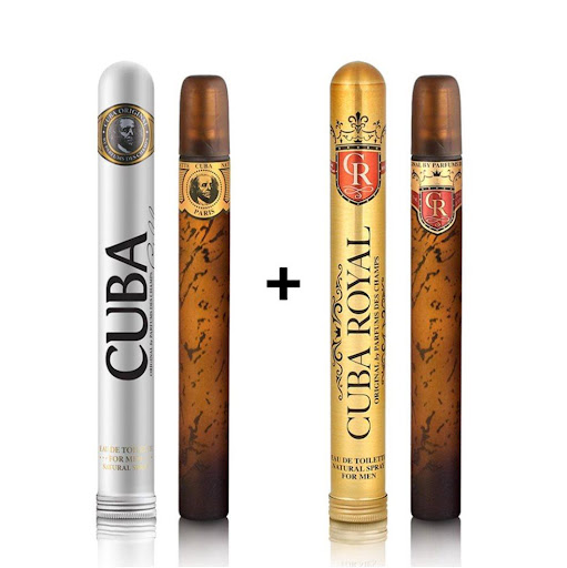 Cuba Gold Men Eau de Toilette 35 ml +  Royal Men Eau de Toilette 35 ml Cuba 35 ml + 35 ml x 2 Cuba Gold Men Eau de Toilette 35 ml +  Royal Men Eau de Toilette 35 ml