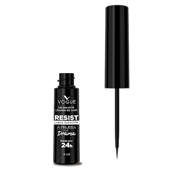 Delinador Vogue Líquido Resistente Negro x 4 ml  