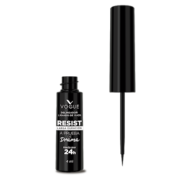 Delinador Vogue Líquido Resistente Negro x 4 ml  