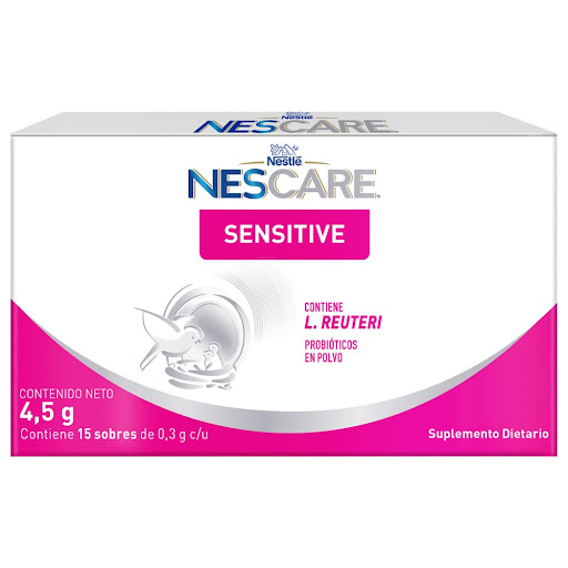 Nescare Sensitive L   Reuteri Probióticos Nestle Caja x 15 Sobres