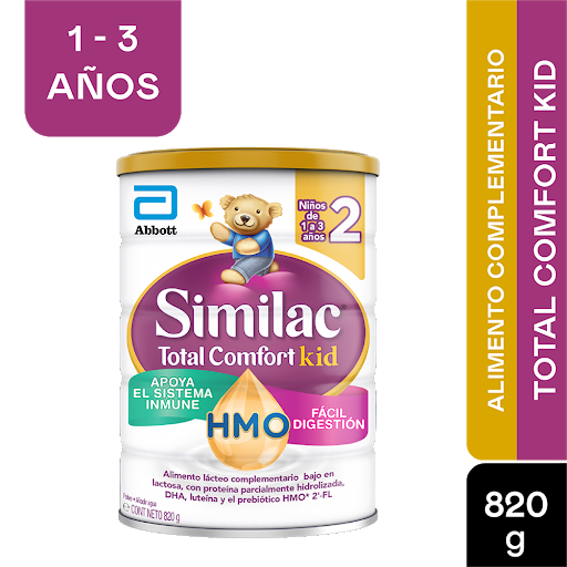 Fórmula Infantil Similac Etapa 2 Total Comfort Eye Q Plus 1-3 Años x 820 gr