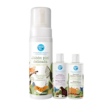 Oft Jabón Ecotu Piel   Delicada X 200ml + Shampoo Y Crema Mini  