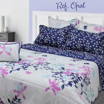 Solo Online Edredon Edredona   Primavera Doble Opal Verde X 1 Unidad 