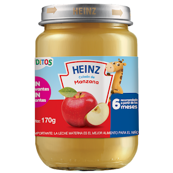 Compota Heinz Colado   Creciditos Manzana X170g  
