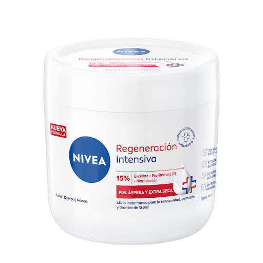 Crema Nivea Regeneración Intensiva Tarro x 400 ml