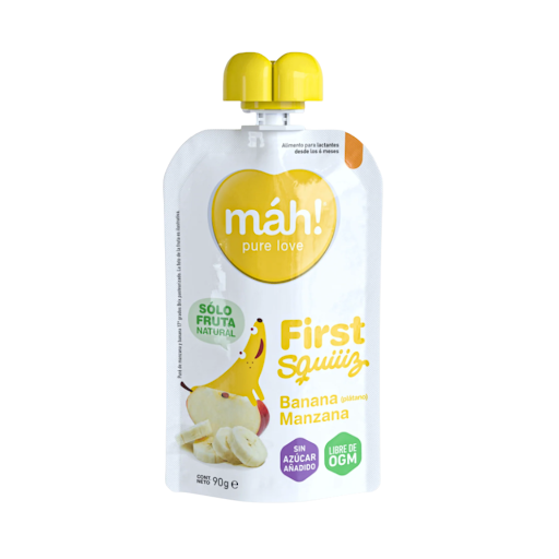 Compota Máh Banana Manzana x 90 gr