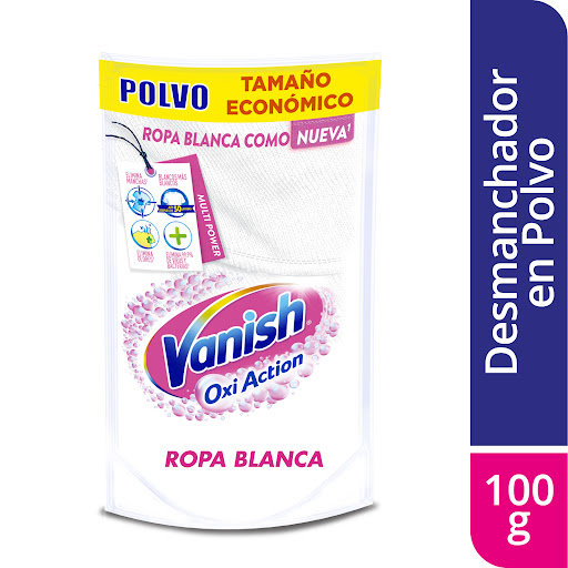 Limpiador Vanish   Quitamanchas Ropa Blanca x 100 gr