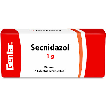 Secnidazol Genfar 1 gr Caja x 2 Tabletas  