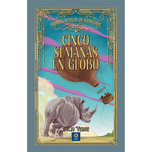 Cinco Semanas En Globo. Julio Verne (T.D) Edimat Libro x 1 CINCO SEMANAS EN GLOBO -G.Nov.Avent.- (T.D)(24).Cinco semanas en globo es la ópera prima de Verne, novela publicada por primera vez en 1863 y marca el inicio de su serie de novelas de viajes extraordi