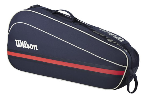 Bolso de Tenis Wilson Team 3PK (AZUL Y ROJO*) Wilson Papeleta x 1 Bolso de Tenis Wilson Team 3PKDescubre el bolso perfecto para tus sesiones de tenis con el Wilson Team 3PK, diseñado especialmente para jugadores de club y principiantes. Este bolso combina funcionali