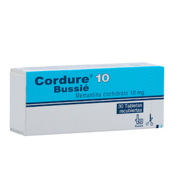 Cordure Memantina Clorhidrato 10 mg Bussie Caja x 30 Tabletas  