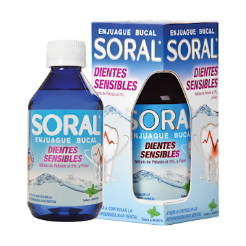 Enjuague Bucal Soral-F Nitrato De Potasio Flúor Y Triclosán x 240 ml  