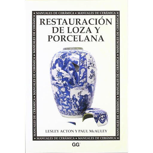 Restauración De Loza Y Porcelana Gustavo Gili Libro x 1.0 RESTAURACION DE LOZA Y PORCELANA -D-  En esta colección, la editorial Gustavo Gili ofrece una serie de libros donde se analiza con profusión el arte de la cerámica. Encuadernación: Rústica.   Ficha té