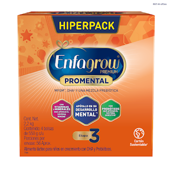 Fórmula Infantil Enfagrow Promental Etapa 3 Hiperpack x 2.2 kg  