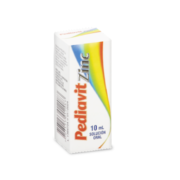 Pediavit Zinc Ácido Ascorbico 100 mg Procaps Solución Oral Frasco x 10 ml  