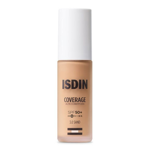 Base Isdin Coverage Tono 3 Sand Con Spf50 Frasco x 30 ml
