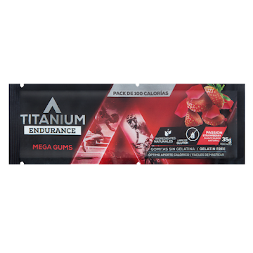 Gomas Titanium Megamus Pack Fresa x 35 gr  