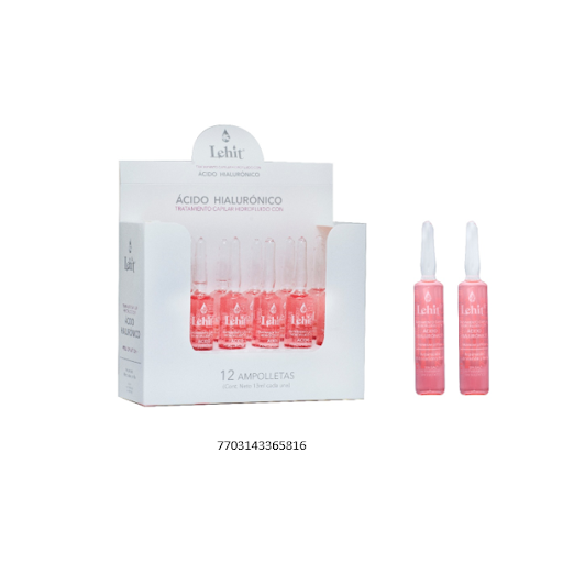 Ampolla Lehit Hidrofluido con Ácido Hialurónico x 13 ml