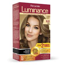 Tinte Recamier Luminance Rubio Claro 8.0 Caja x 2 Tubos