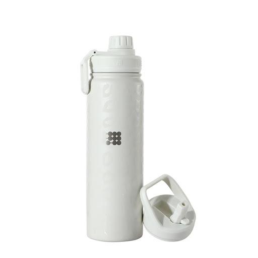 Termo deportivo Hydro Bottle Cubitt Bolsa x 1 Termo deportivo Cubitt Hydro Bottle: Rendimiento deportivo. 709 ml, conserva frío 24h y caliente 12h. Acero inoxidable 304, libre de BPA y tapa antiderrames.