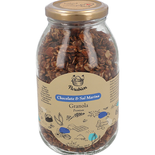 Granola Chocolate Y Sal Rosada Parabien x 350 gr