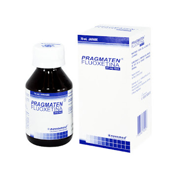 Pragmaten Fluoxetina 20mg/5ml Novamed Jarabe Frasco x 70 ml  