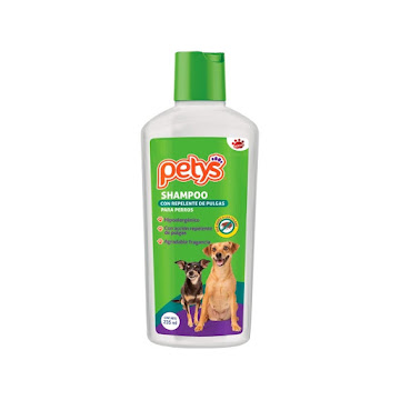 Shampoo Repelente Para Perros Petys Frasco x 235 ml  