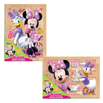 Solo Online Rompecabezas Minnie   Mouse  2 Modelos  24 Piezas 