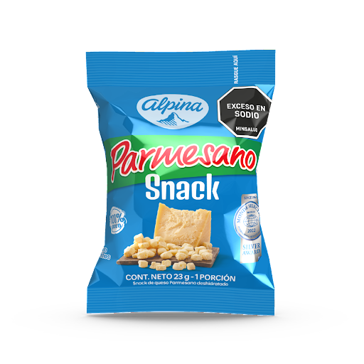Snack Alpina Queso Parmesano Deshidratado x 23 gr