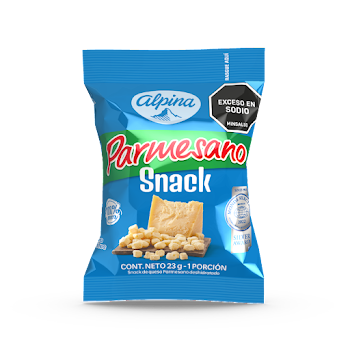 Snack Alpina Queso Parmesano Deshidratado x 23 gr  