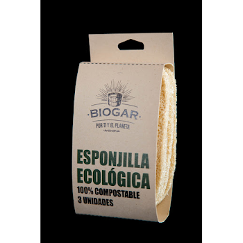 Esponjilla Biogar Ecologica Para Baño x 3 und  