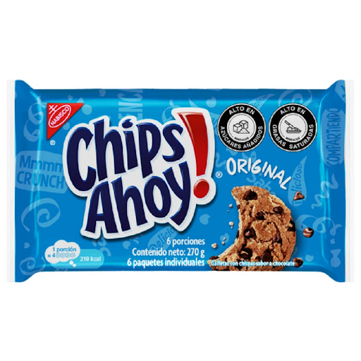Galletas Chips Ahoy! Chocolate Chips 6 Paquetes x 270 gr