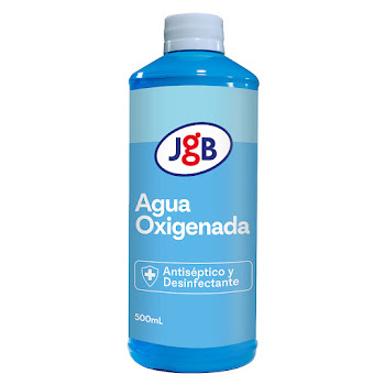Agua Oxigenada Antiséptico Fco. x500Ml. JGB Peróxido De Hidrogeno       