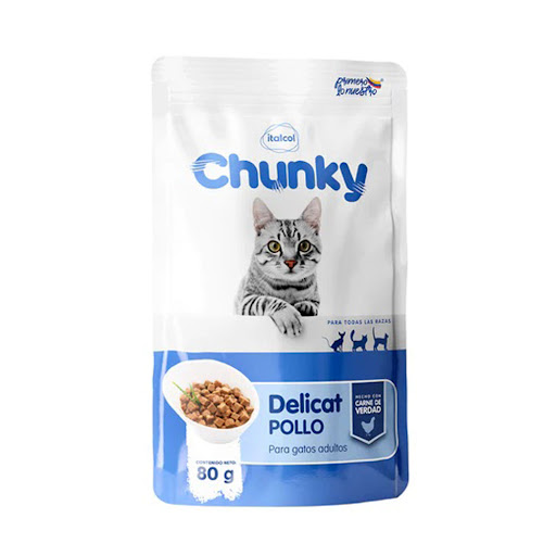 Alimento Húmedo Chunky Delicat Pollo x 80 gr