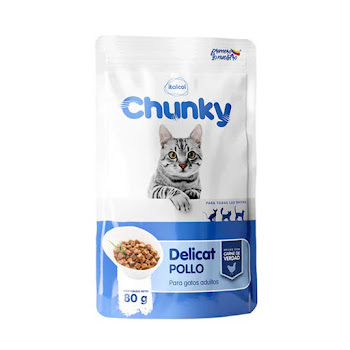 Alimento Húmedo Chunky Delicat Pollo x 80 gr  