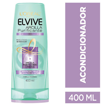 Acondicionador L´Oréal Elvive Arcilla Purificante x 400 ml  