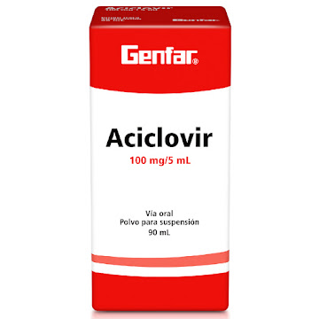 **Aciclovir Genfar 100Mg Suspensión Frasco X90Ml.                         