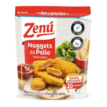 Nuggets Zenú Pollo Apanado x 320 gr    