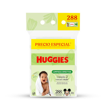 Toallas Húmedas Huggies Limpieza Efectiva x 288 und  