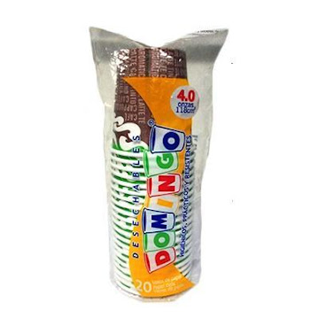 Vaso Papel Domingo  undefined