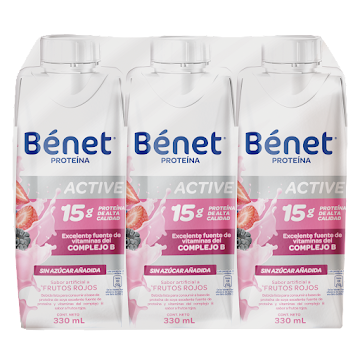 Bebida Benet Frutos Rojos 330 ml x 3 und   