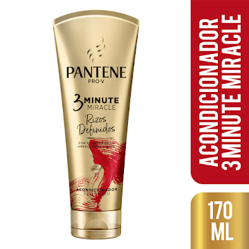 ACONDICIONADOR PANTENE PRO-V 3 MINUTE MIRACLE RISOS DEFINIDOS X170ML    