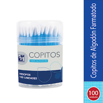 Copitos para Bebés y Adultos Farmatodo Algodón x 100 und  