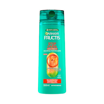 Shampoo Garnier Fructis Stop Caída Crece Fuerte Cabello Débil Botella x 350 ml                      