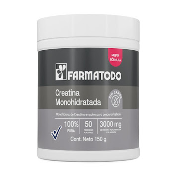 Creatina Monohidratada Sin Sabor Farmatodo x 150gr  