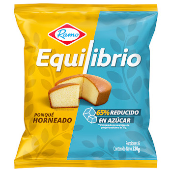 Ponque Redondo Equilibrio x 220 gr  