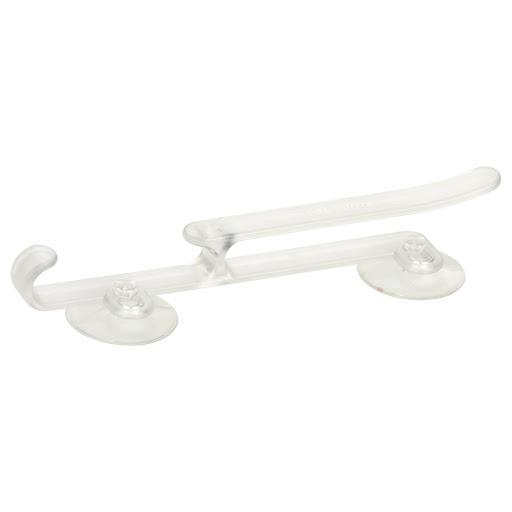 Porta-Estropajo y Porta-Bayeta Para Fregadero Clean Kit. Color: Blanco o gris Tescoma Caja x 1 Excelente para colocar y dejar escurrir el estropajo. Colocar presionando las ventosas sobre una parte seca por debajo del borde superior del fregadero. Fabricado de pl˙stico resistente. No apto para 