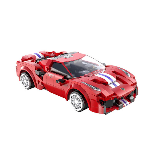 Bloques de Construcción CaDA Carro Deportivo de Carreras Rojo con Control Remoto y App CaDA Caja x 1 Construye un impresionante deportivo que recuerda a modelos de las mejores marcas. - El vehículo se guía por control remoto a través del mando a distancia o mediante la App descargable. - Control de r