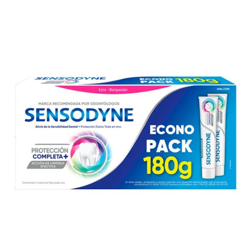 Crema Dental Sensodyne Protección Completa EconoPack x 180 gr