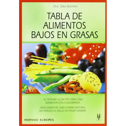 Tabla De Alimentos Bajos En Grasas Hispano Europea Libro x 1.0 TABLA DE ALIMENTOS BAJOS EN GRASAS  Tabla De Alimentos Bajos En Grasas Silke Bromm Esta práctica guía nos muestra como el sistema "Low Fat" para una alimentación equilibrada nos permite adelgazar de u
